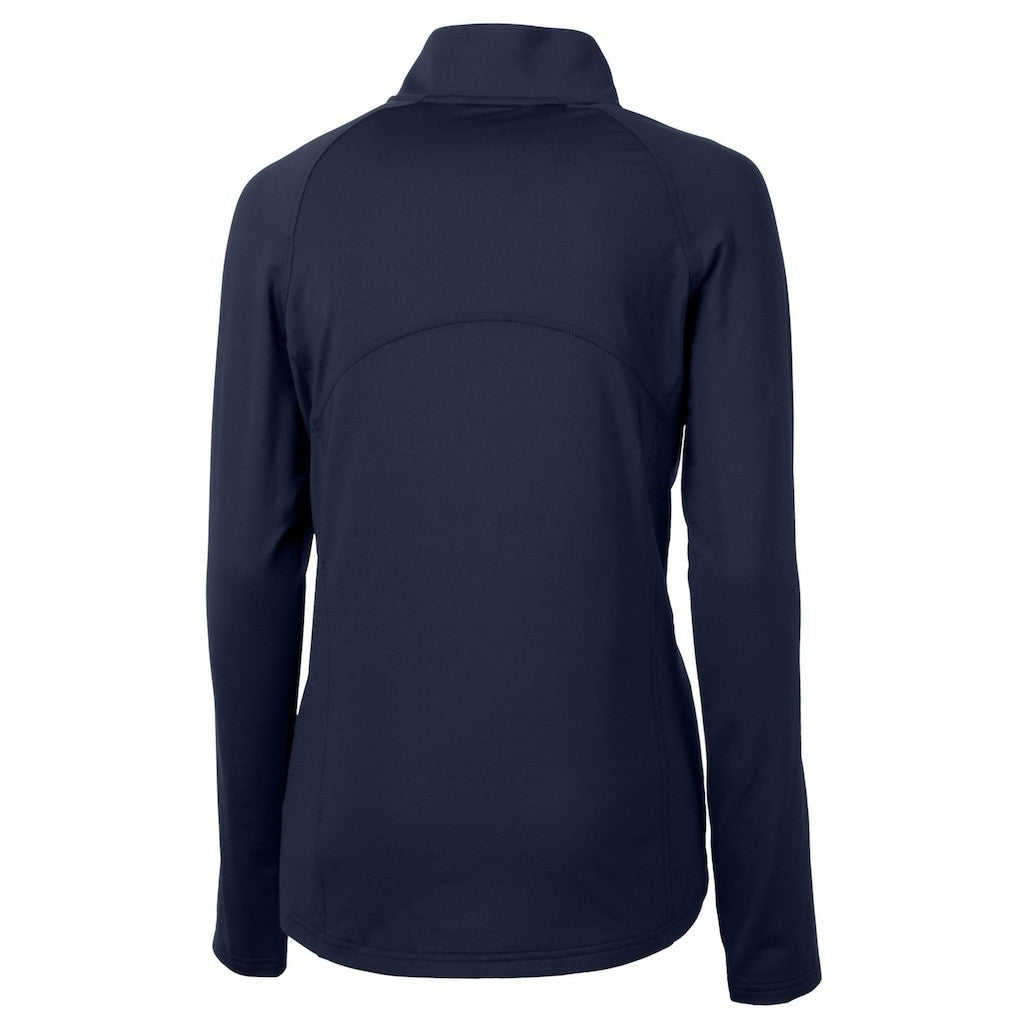 NFL Chicago Bears Cutter & Buck Women's Adapt Eco Knit Stretch Recycled Half-Zip Pullover Top