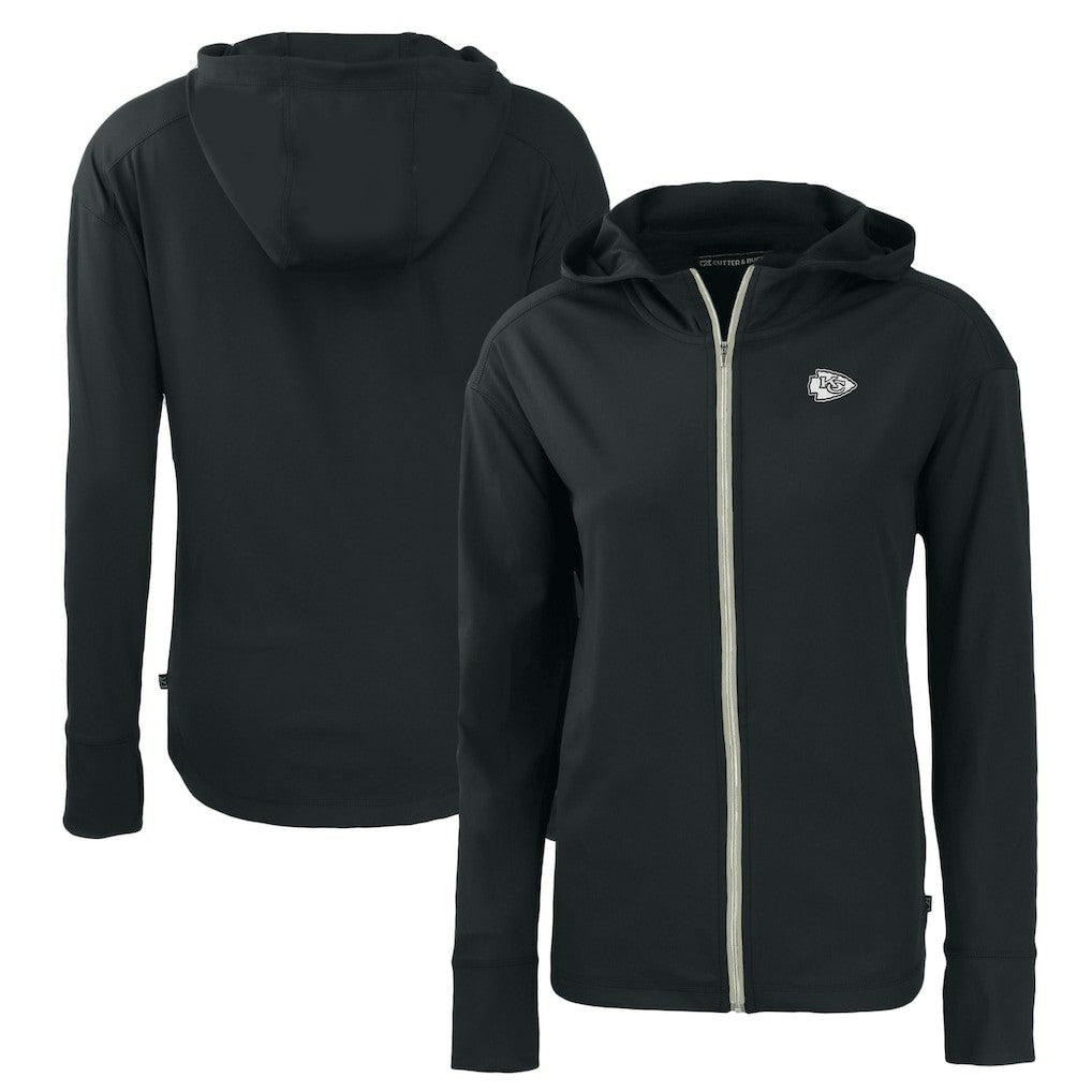 NFL Kansas City Chiefs Cutter & Buck Women's Daybreak Eco Recycled Full-Zip Hoodie