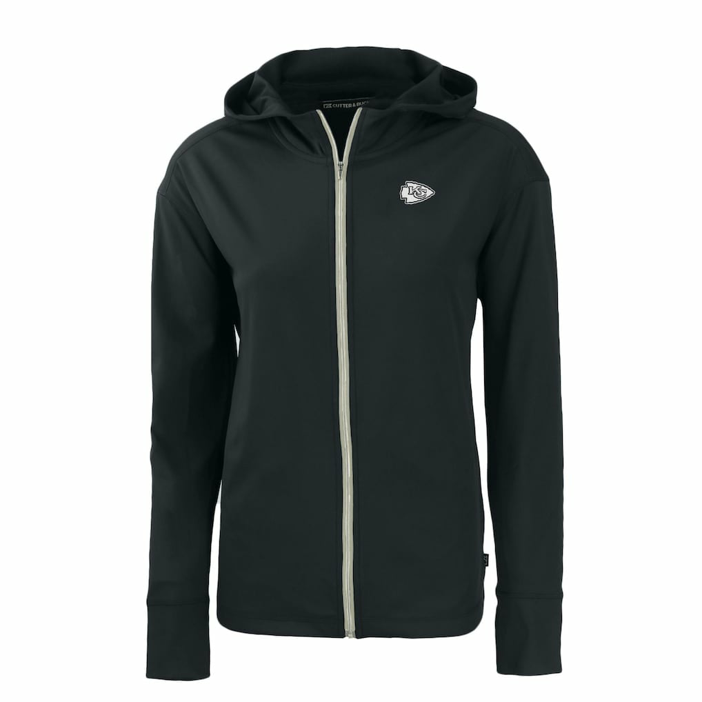 NFL Kansas City Chiefs Cutter & Buck Women's Daybreak Eco Recycled Full-Zip Hoodie