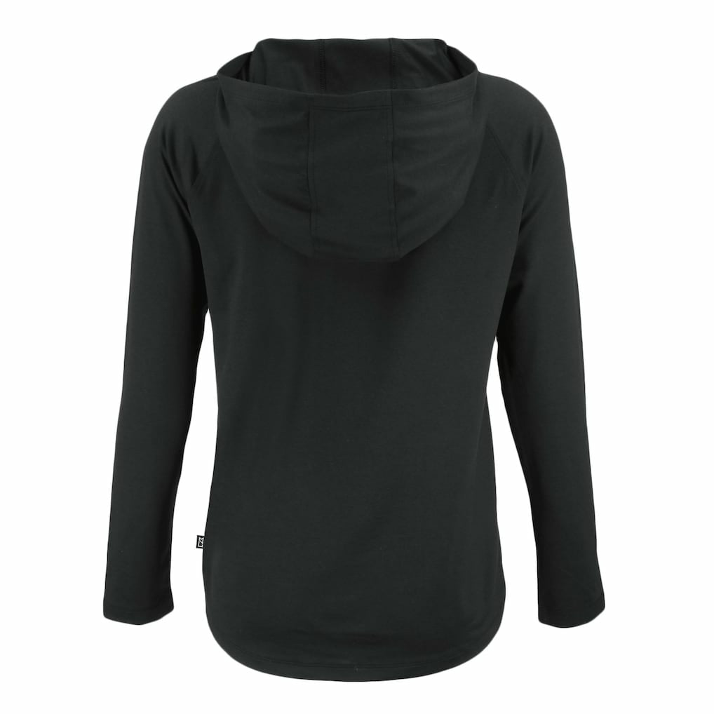 NFL Las Vegas Raiders Cutter & Buck Women's Coastline Epic Comfort Eco Recycled Long Sleeve Hoodie T-Shirt