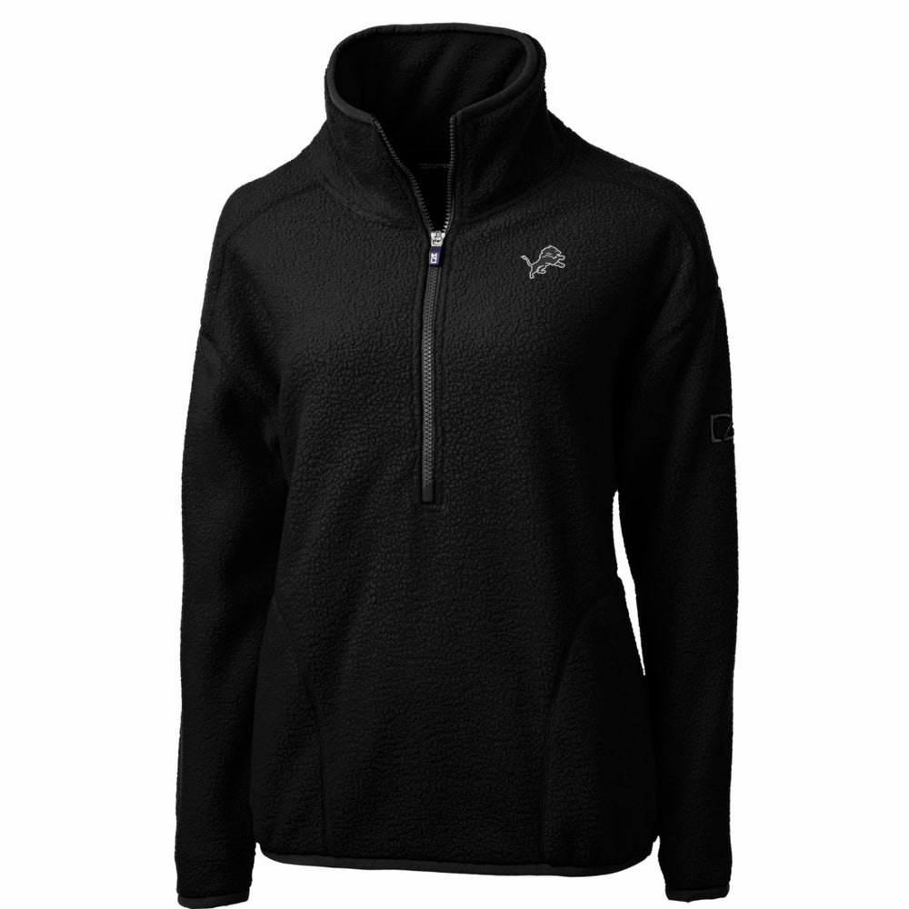 NFL Detroit Lions Cutter & Buck Women's Cascade Eco Sherpa Fleece Half-Zip Jacket
