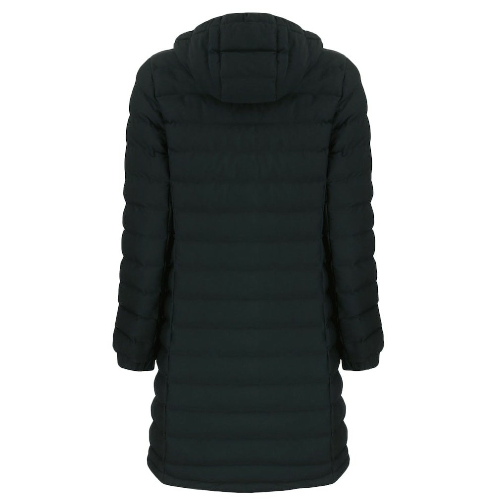 NFL Atlanta Falcons Cutter & Buck Women's Mission Ridge Repreve Eco Insulated Full-Zip Hoodie Long Puffer Jacket