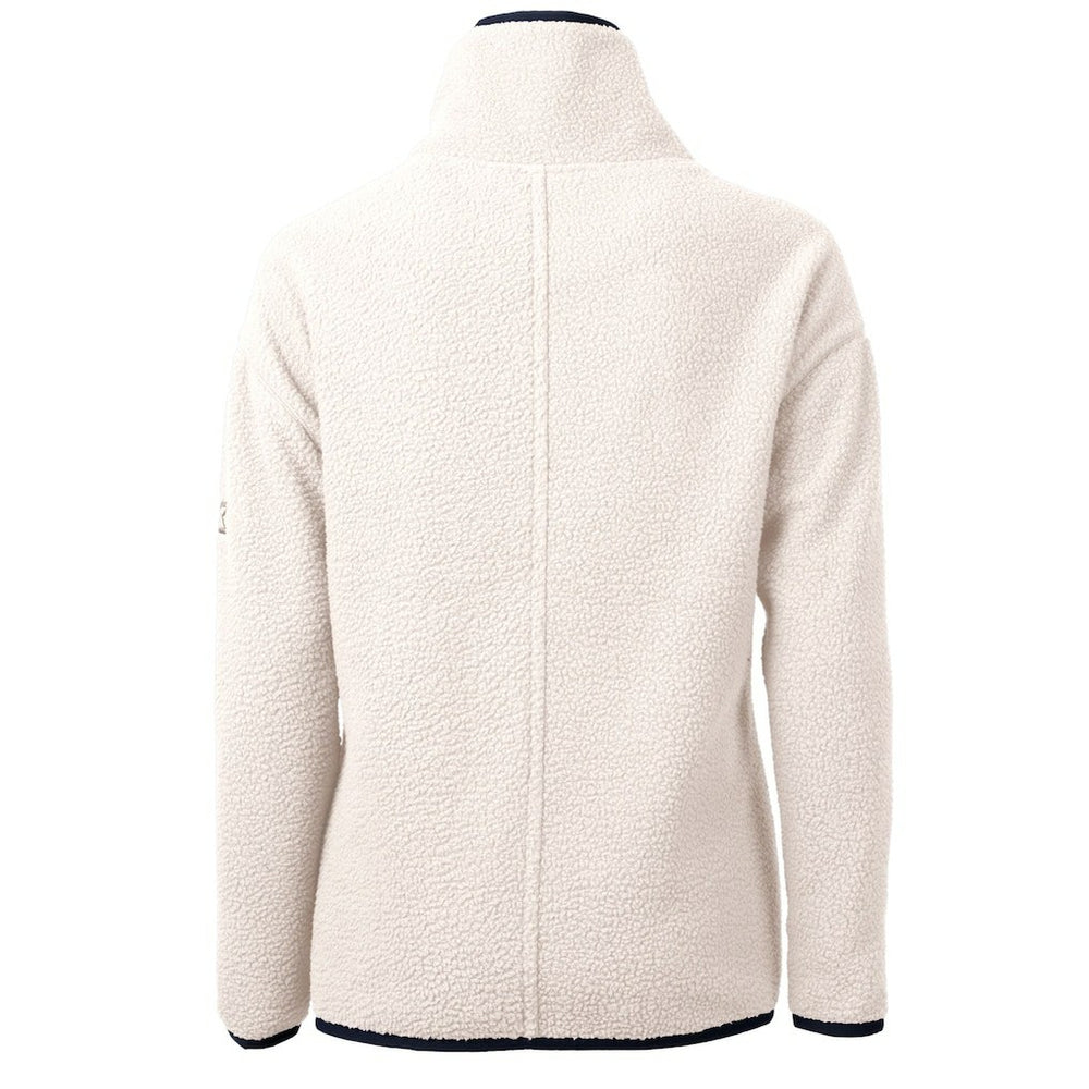 NFL New England Patriots Cutter & Buck Women's Cascade Eco Sherpa Fleece Half-Zip Jacket