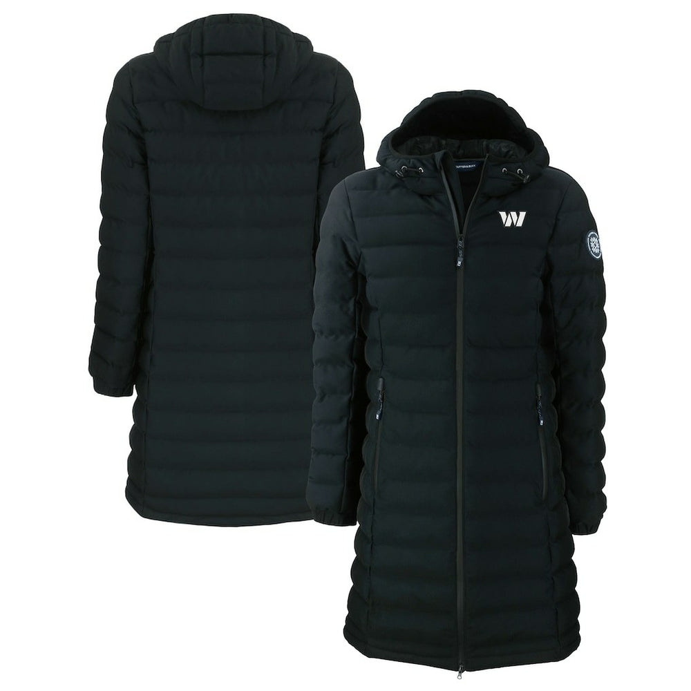NFL Washington Commanders Cutter & Buck Women's Mission Ridge Repreve Eco Insulated Full-Zip Hoodie Long Puffer Jacket