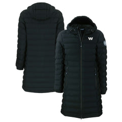 NFL Washington Commanders Cutter & Buck Women's Mission Ridge Repreve Eco Insulated Full-Zip Hoodie Long Puffer Jacket