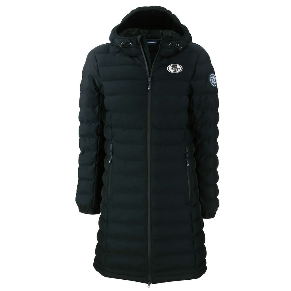 NFL San Francisco 49ers Cutter & Buck Women's Mission Ridge Repreve Eco Insulated Full-Zip Hoodie Long Puffer Jacket