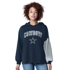 NFL Dallas Cowboys Starter Women's Power Move Long Sleeve Pullover Hoodie