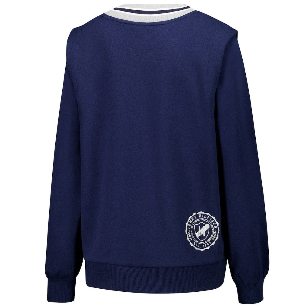 NFL Dallas Cowboys Tommy Hilfiger Women's Alice V-Neck Pullover Sweatshirt