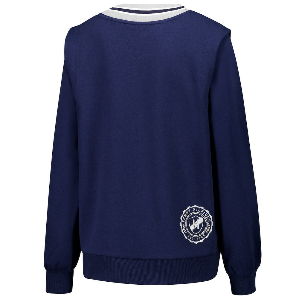 NFL Dallas Cowboys Tommy Hilfiger Women's Alice V-Neck Pullover Sweatshirt