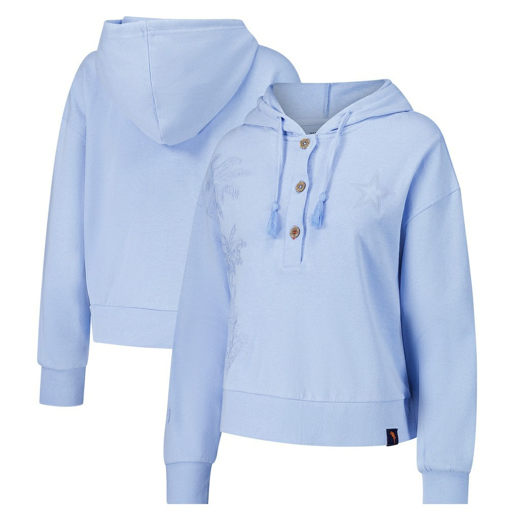 NFL Dallas Cowboys Margaritaville Women's Island Dream Solid Pullover Hoodie