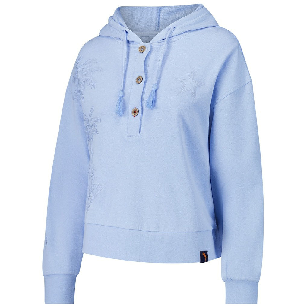 NFL Dallas Cowboys Margaritaville Women's Island Dream Solid Pullover Hoodie