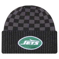 NFL New York Jets Checkered Cuffed Knit Hat