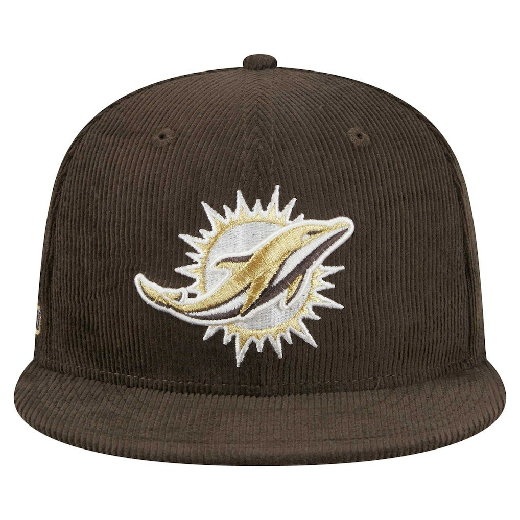 NFL Miami Dolphins Choco Cord 59FIFTY Fitted Hat