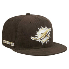 NFL Miami Dolphins Choco Cord 59FIFTY Fitted Hat