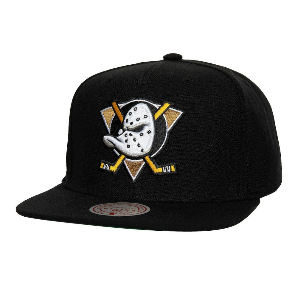 Anaheim Ducks Mitchell & Ness Core Top Spot Snapback Hat