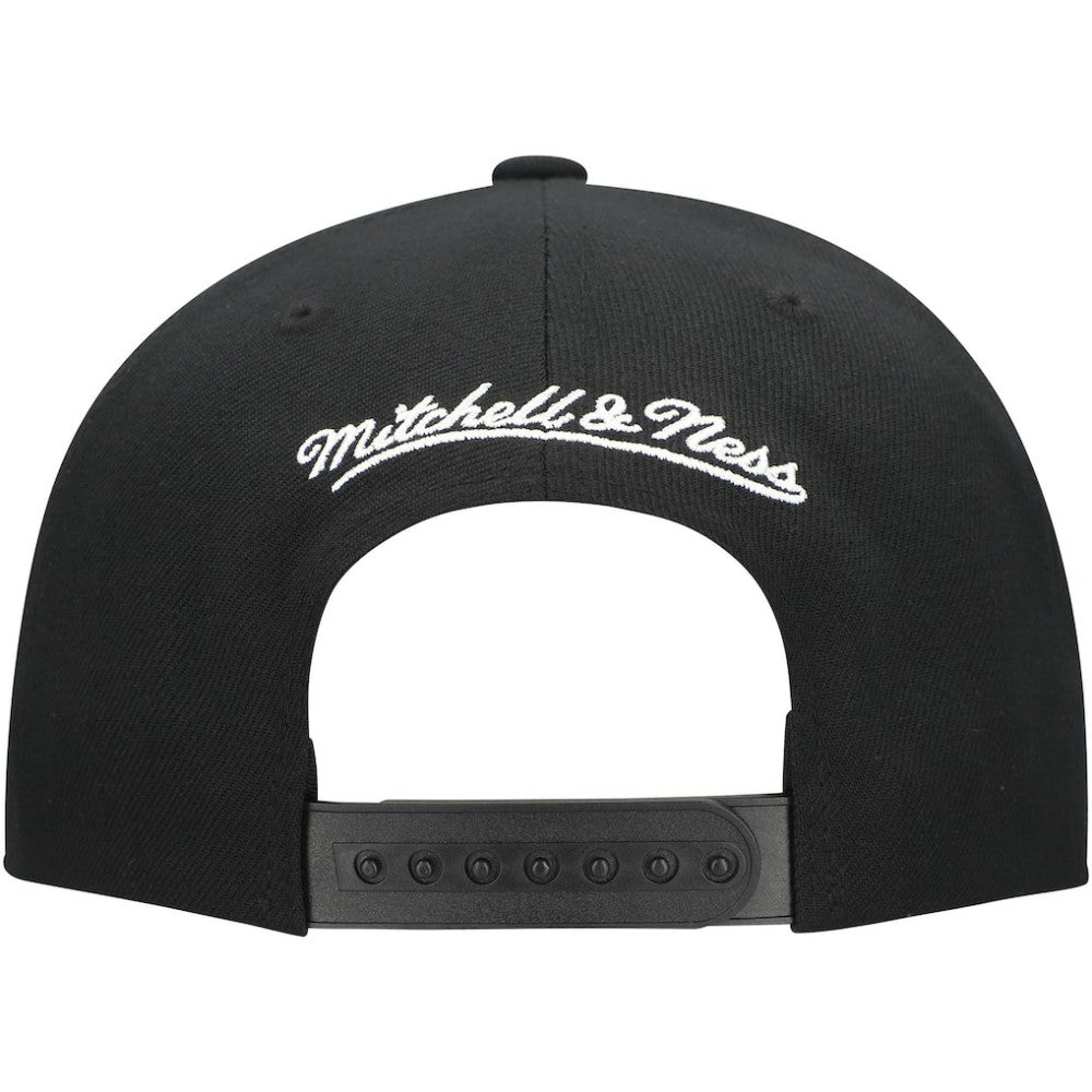 New Jersey Devils Mitchell & Ness Core Top Spot Snapback Hat