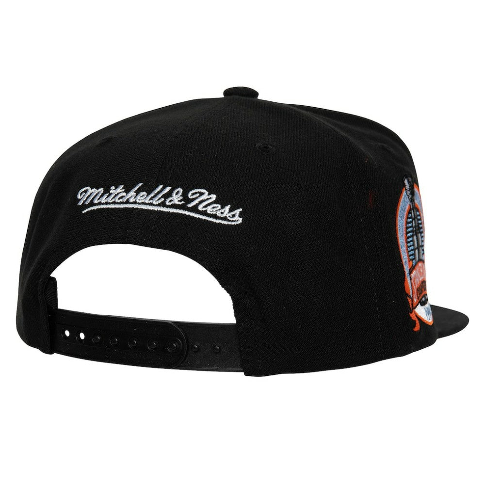 New York Rangers Mitchell & Ness Core Top Spot Snapback Hat