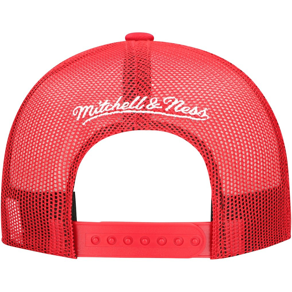 Chicago Bulls Core Evergreen OTC Trucker Adjustable Hat - Red | Mitchell & Ness for sale