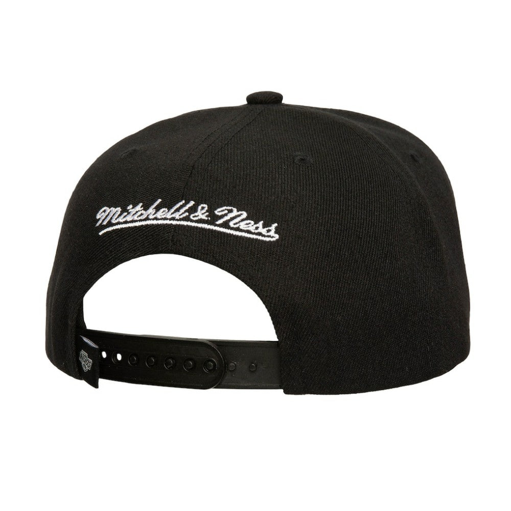 Los Angeles Kings Mitchell & Ness Soul Strike Neon Logo Pro Crown Adjustable Hat
