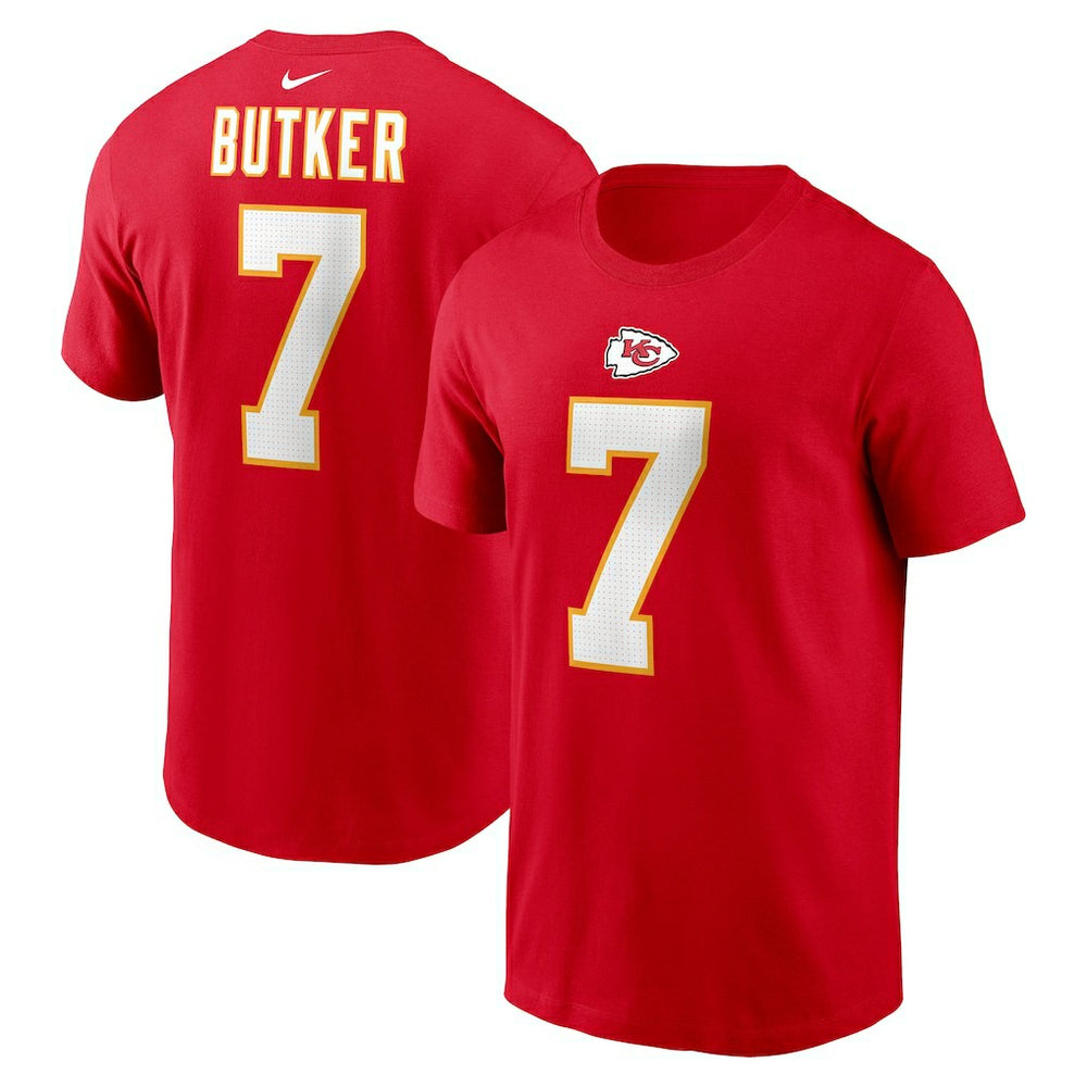 NFL Kansas City Chiefs Harrison Butker  Name & Number T-Shirt
