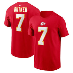NFL Kansas City Chiefs Harrison Butker  Name & Number T-Shirt