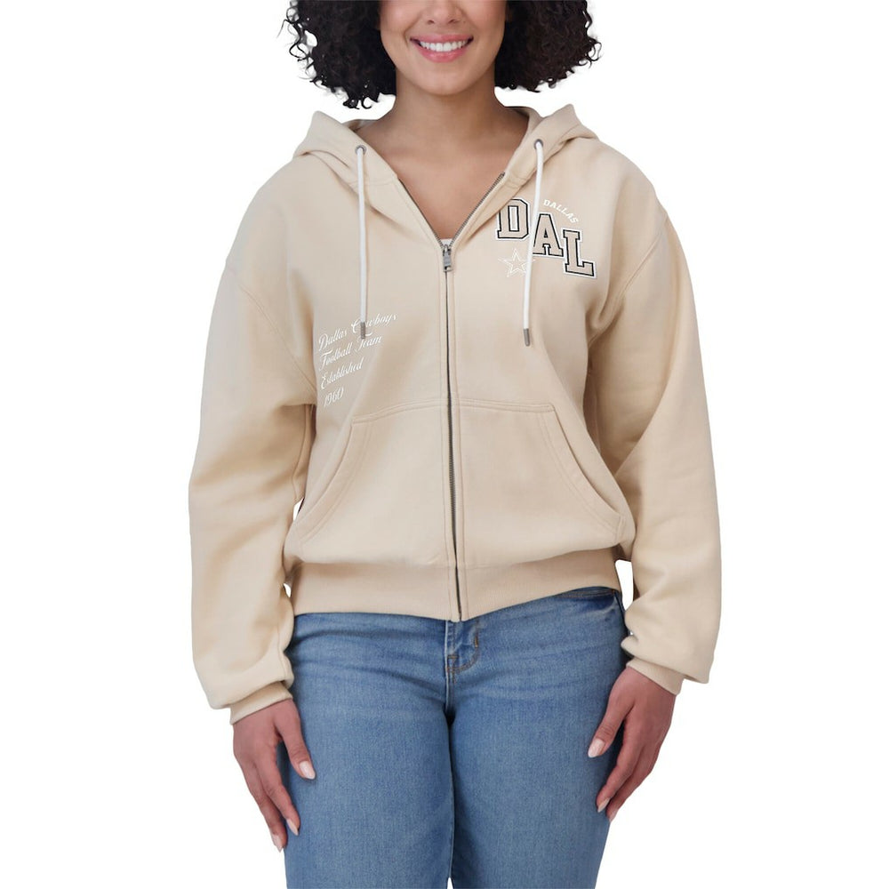 NFL Dallas Cowboys WEAR by Erin Andrews Women's Tonal Full-Zip Hoodie