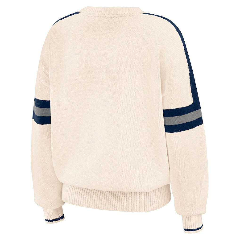 NFL Dallas Cowboys WEAR by Erin Andrews Women's Stripe Pullover Sweater