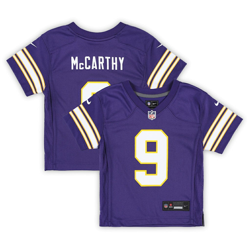 NFL Minnesota Vikings J.J. McCarthy  Preschool Classic Player Game Jersey