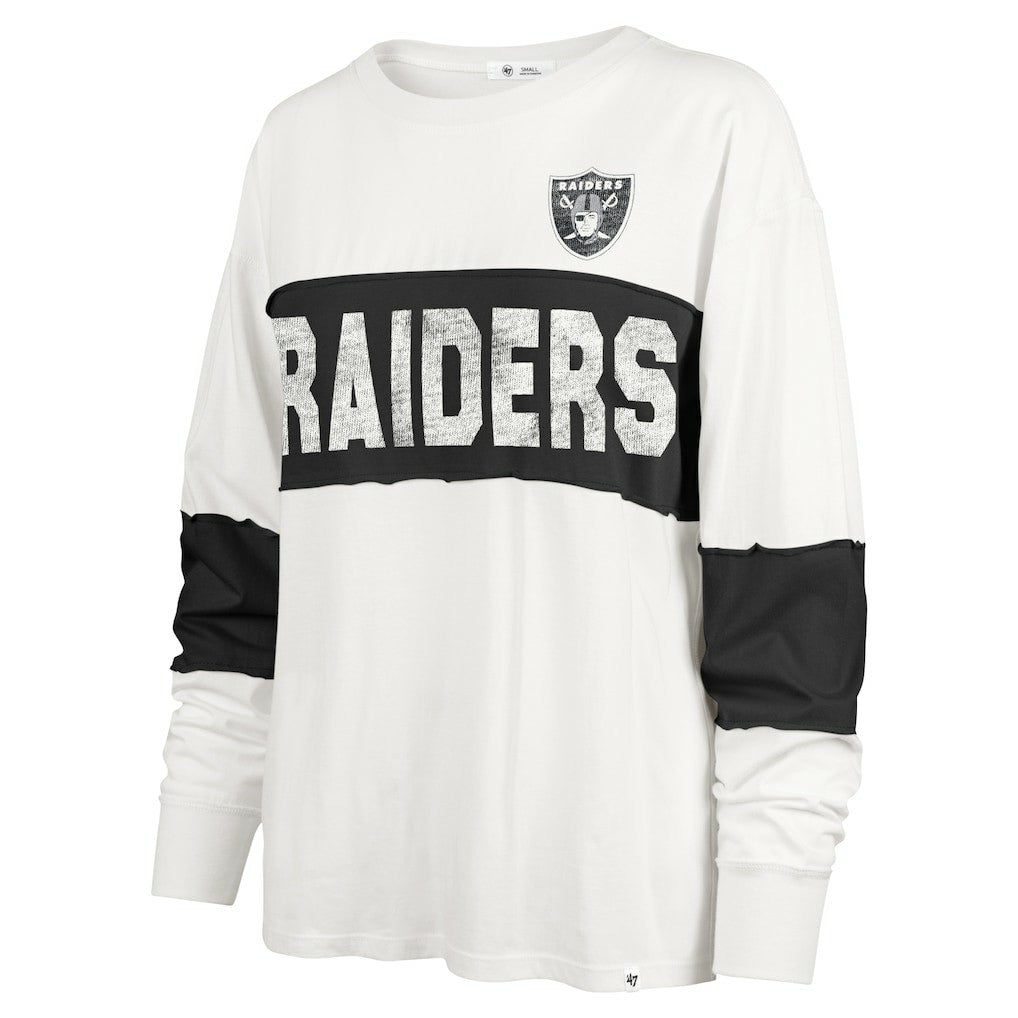 NFL Las Vegas Raiders '47 Women's Clubhouse Pride Taylor Long Sleeve T-Shirt