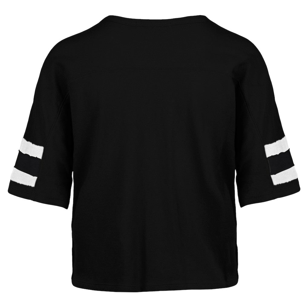 NFL New York Jets '47 Women's Double Header Scout Cropped V-Neck T-Shirt