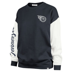NFL Tennessee Titans '47 Women's Double Header Rise Andie Pullover Sweatshirt