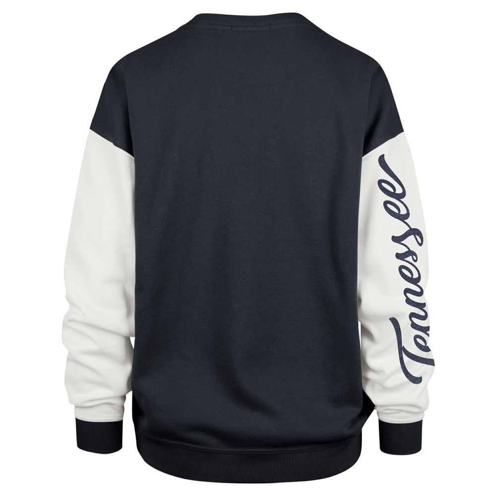 NFL Tennessee Titans '47 Women's Double Header Rise Andie Pullover Sweatshirt