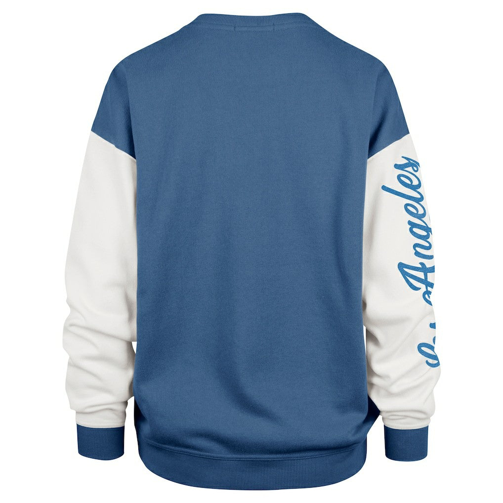 NFL Los Angeles Chargers '47 Women's Double Header Rise Andie Pullover Sweatshirt