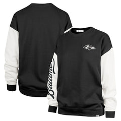 NFL Baltimore Ravens '47 Women's Double Header Rise Andie Pullover Sweatshirt
