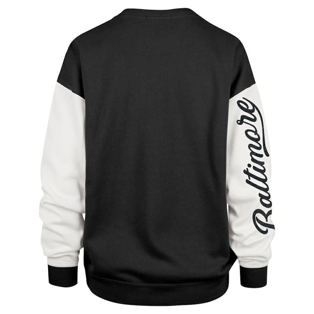 NFL Baltimore Ravens '47 Women's Double Header Rise Andie Pullover Sweatshirt