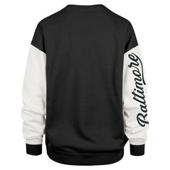 NFL Baltimore Ravens '47 Women's Double Header Rise Andie Pullover Sweatshirt