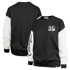 NFL Cincinnati Bengals '47 Women's Double Header Rise Andie Pullover Sweatshirt