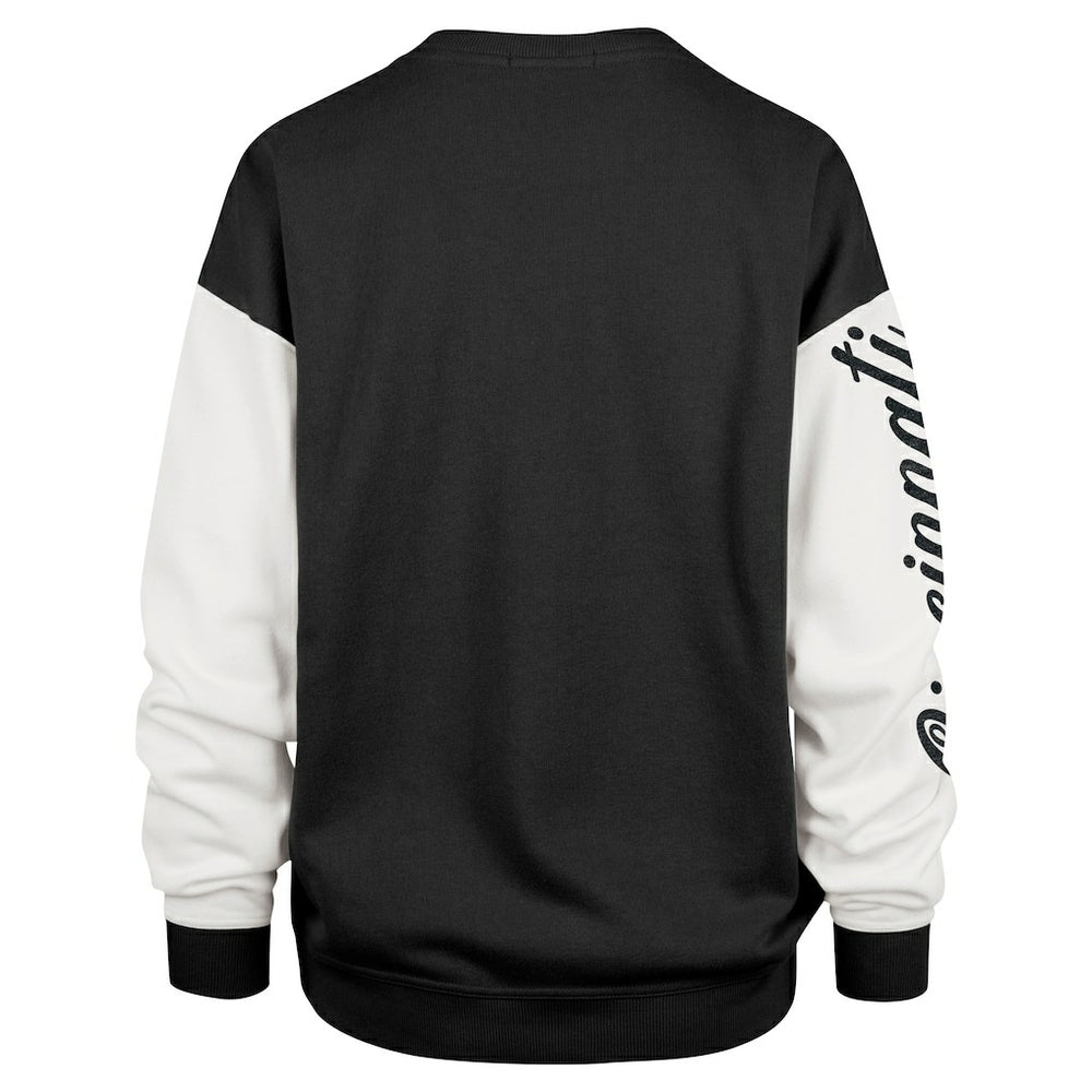NFL Cincinnati Bengals '47 Women's Double Header Rise Andie Pullover Sweatshirt