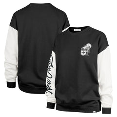 NFL New Orleans Saints '47 Women's Double Header Rise Andie Pullover Sweatshirt