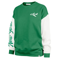 NFL New York Jets '47 Women's Double Header Rise Andie Pullover Sweatshirt