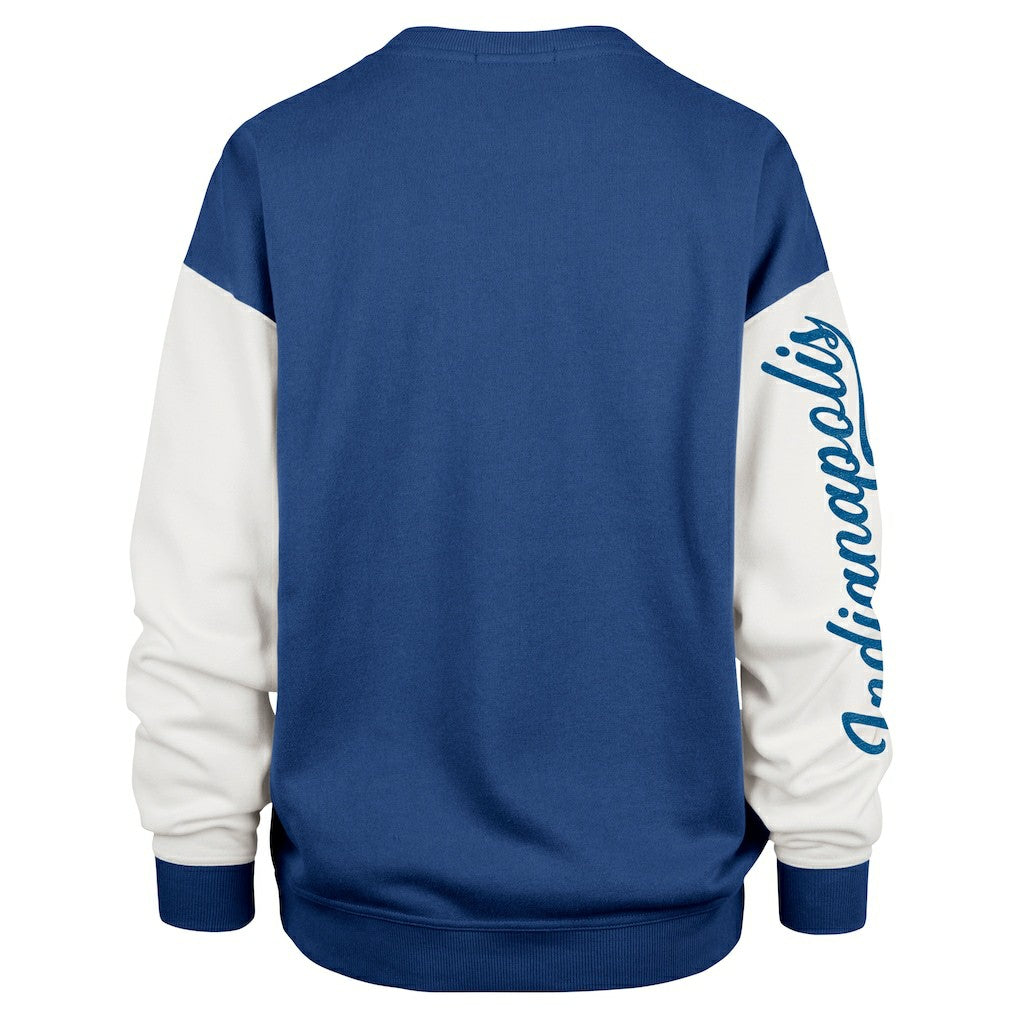 NFL Indianapolis Colts '47 Women's Double Header Rise Andie Pullover Sweatshirt