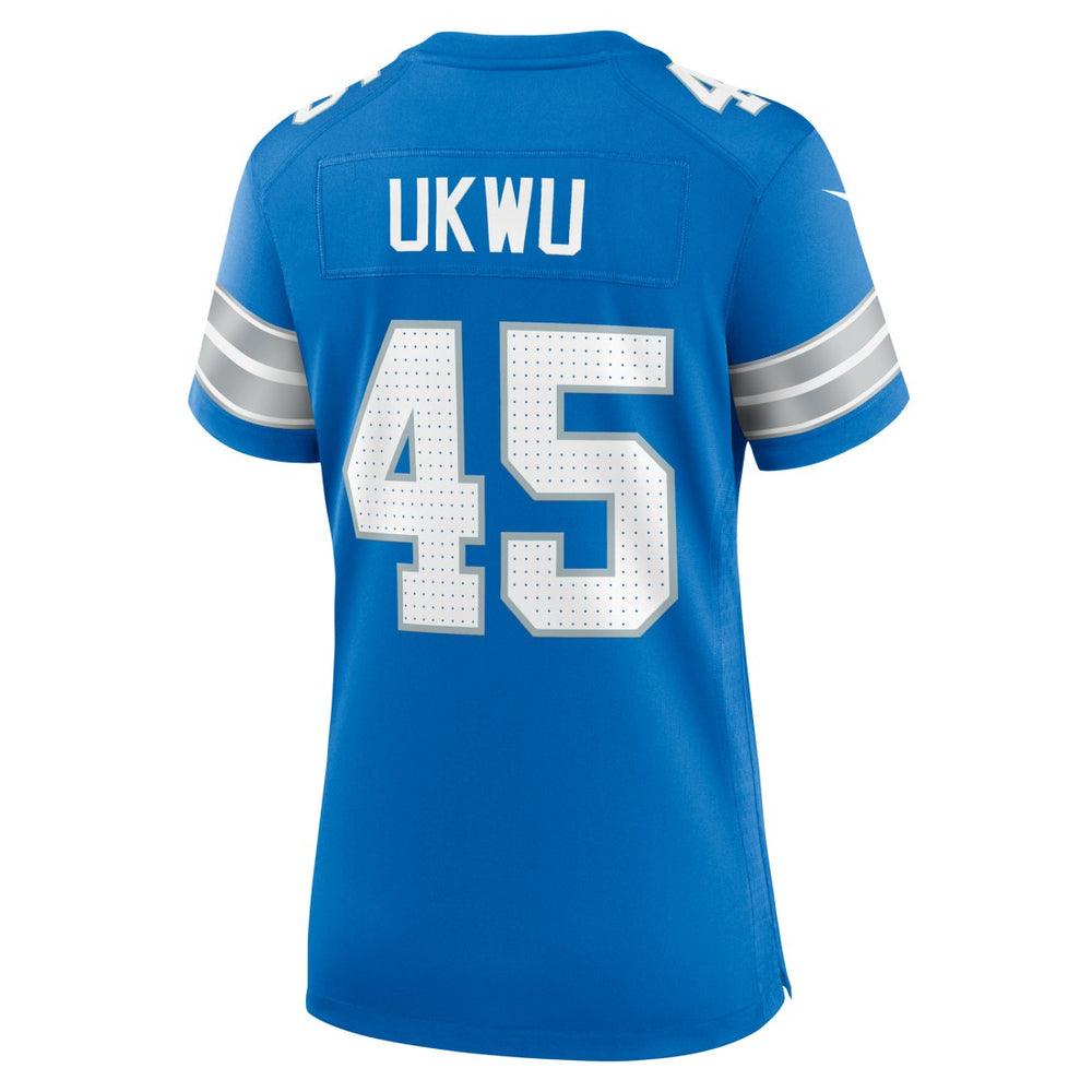 NFL Detroit Lions Isaac Ukwu  Women's Game Jersey