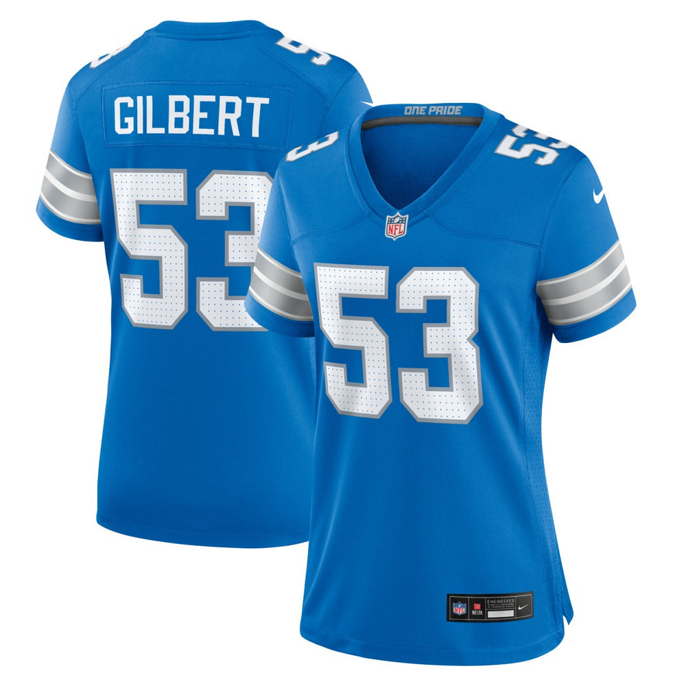 NFL Detroit Lions DaRon Gilbert  Women's Game Jersey
