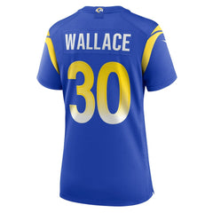 NFL Los Angeles Rams Josh Wallace  Women's Game Jersey