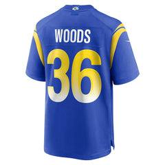 NFL Los Angeles Rams Charles Woods  Game Jersey