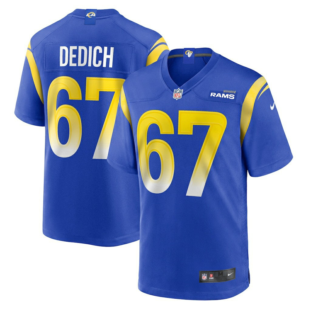NFL Los Angeles Rams Justin Dedich  Game Jersey