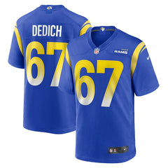 NFL Los Angeles Rams Justin Dedich  Game Jersey