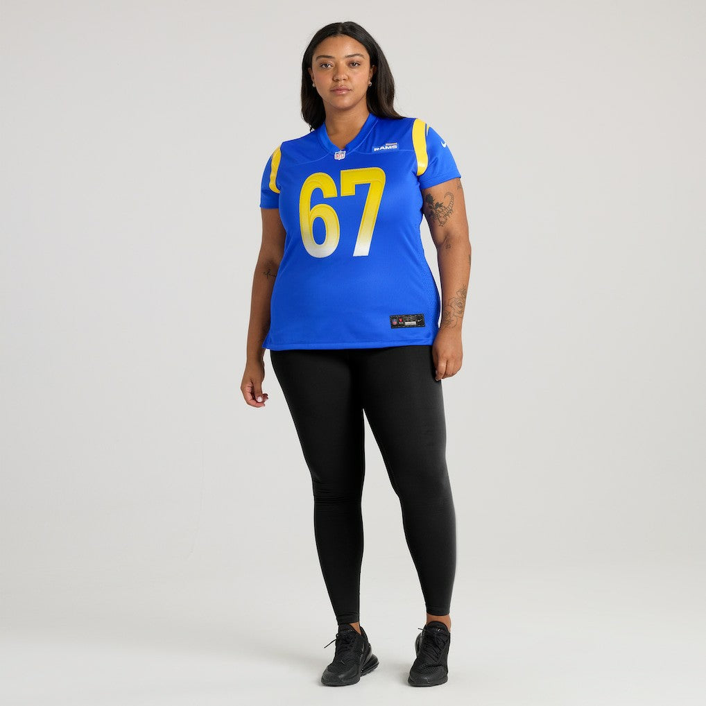 NFL Los Angeles Rams Justin Dedich  Women's Game Jersey