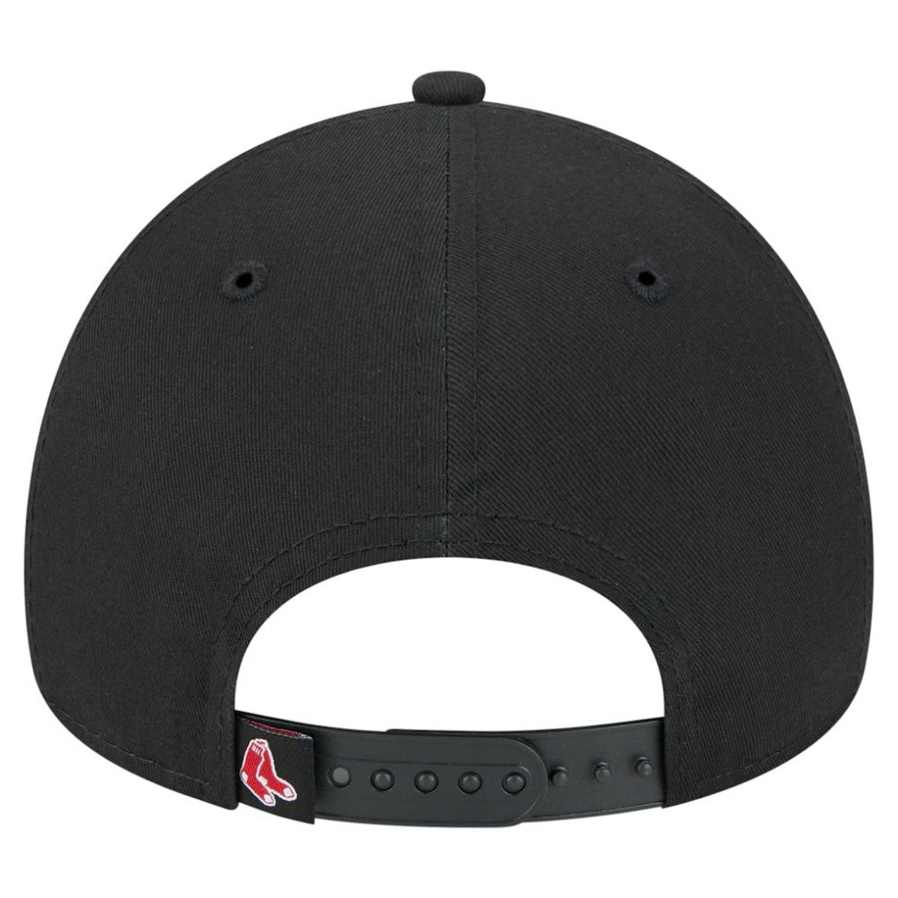 Boston Red Sox 9FORTY A-Frame Adjustable Hat - Black | New Era
