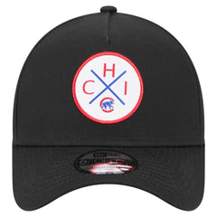 Chicago Cubs 9FORTY A-Frame Adjustable Hat - Black | New Era